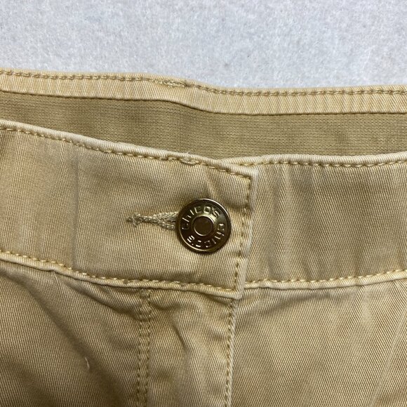 Chicos Pants Women's 1R Tan Utility Stretch Leggings Actual 30 X 26 - Picture 2 of 11